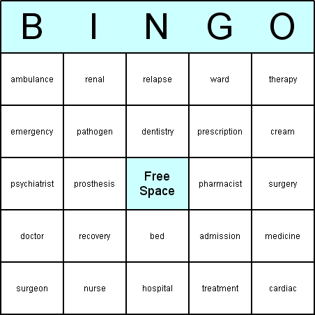 Bingo Call Sheet Template